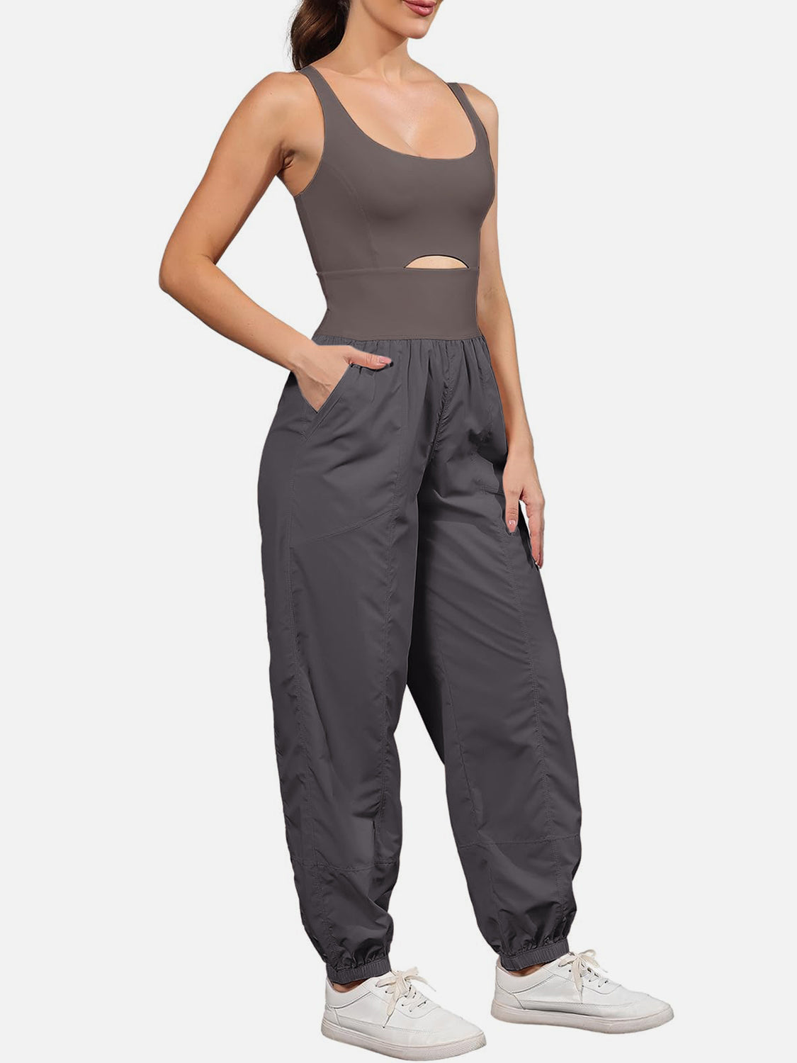 Wide Strap Jumpsuit