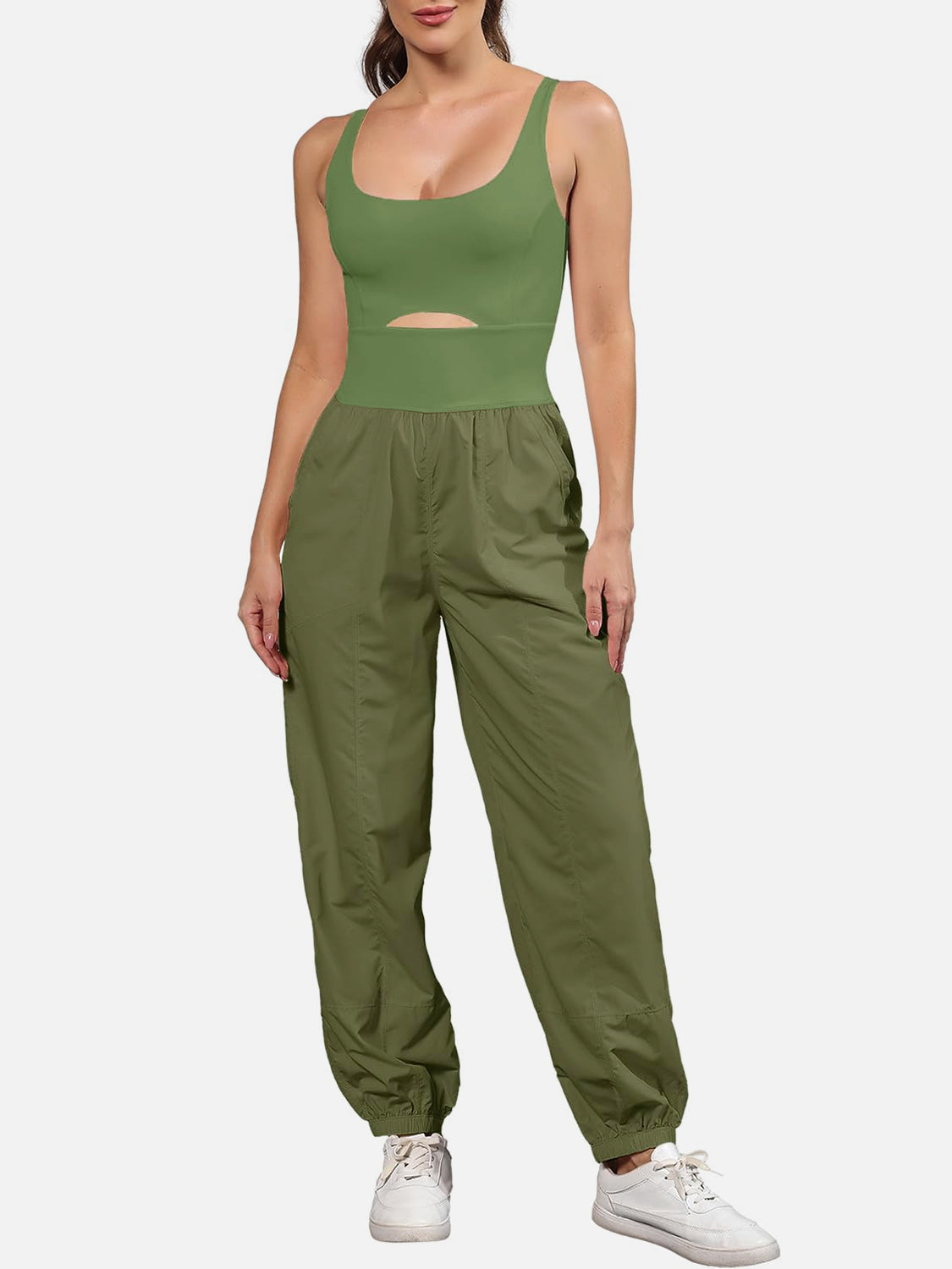 Wide Strap Jumpsuit