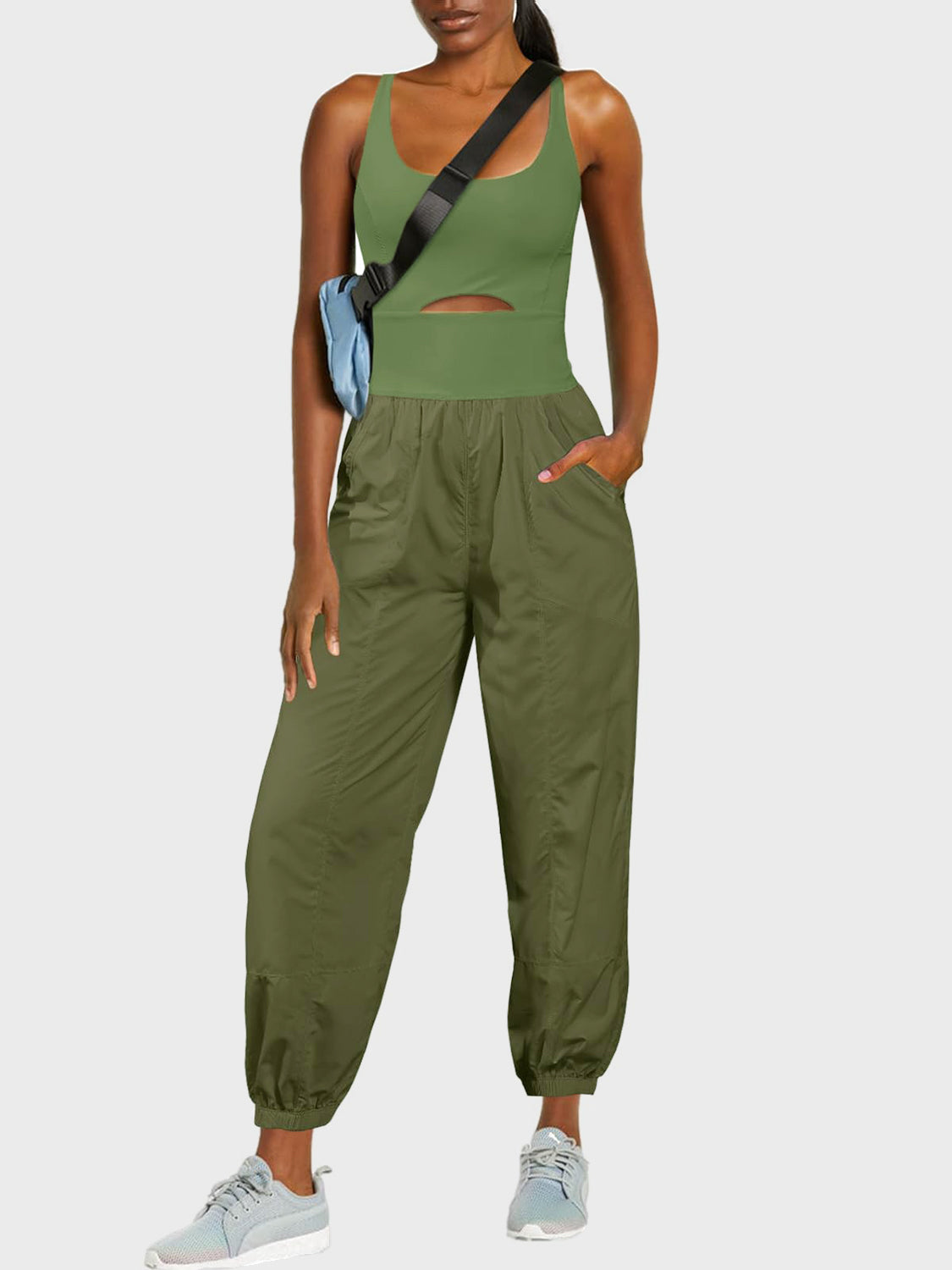 Wide Strap Jumpsuit