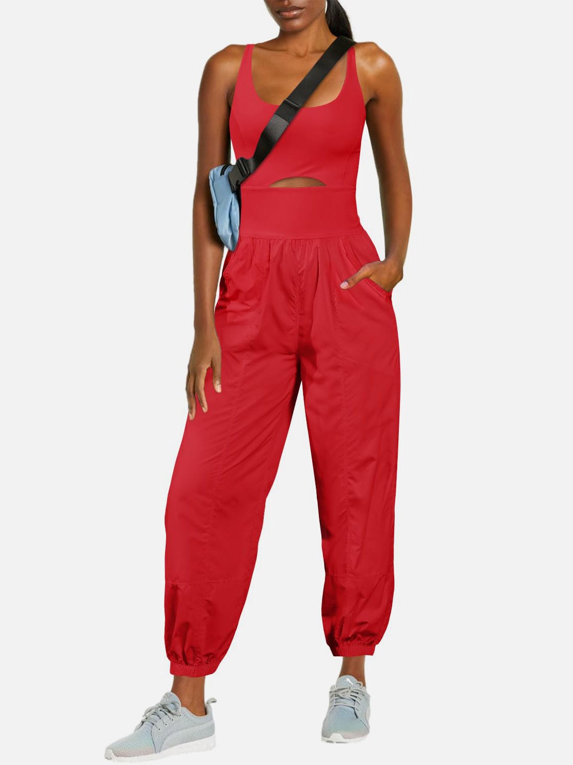 Wide Strap Jumpsuit