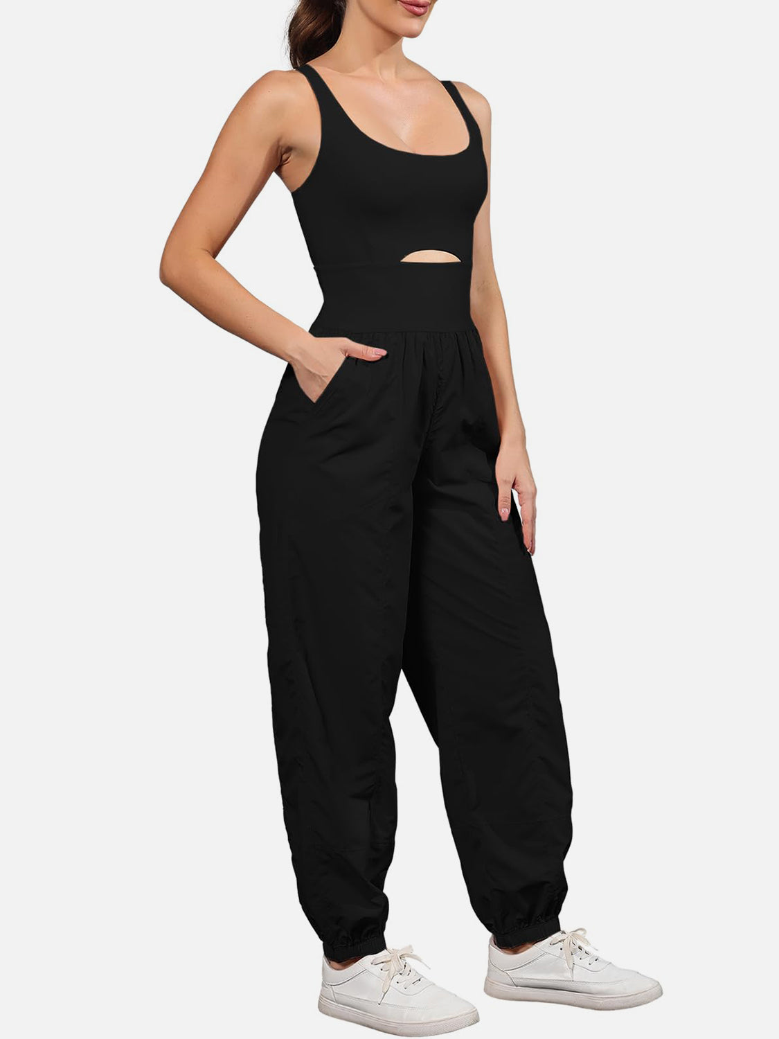 Wide Strap Jumpsuit