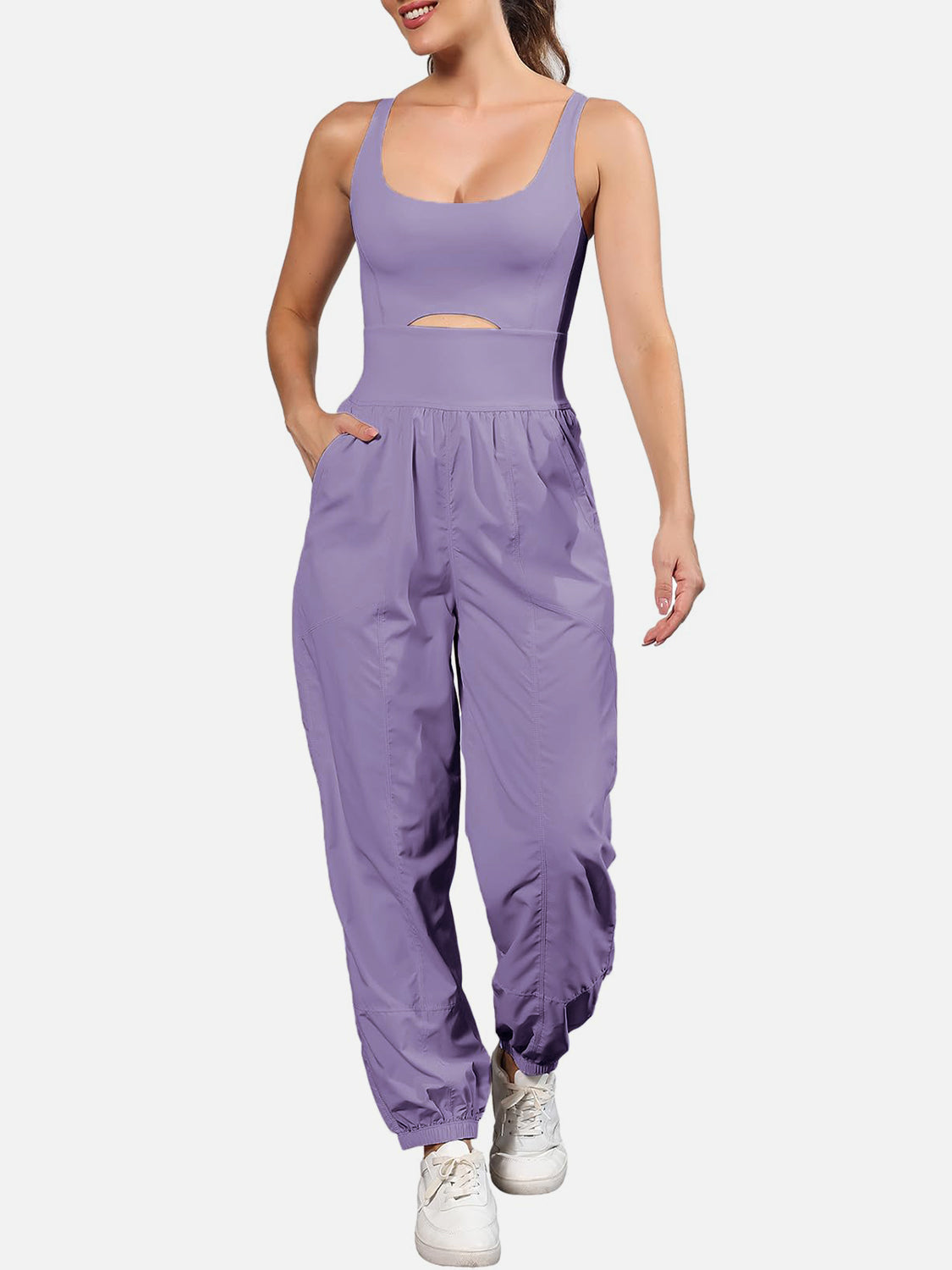 Wide Strap Jumpsuit