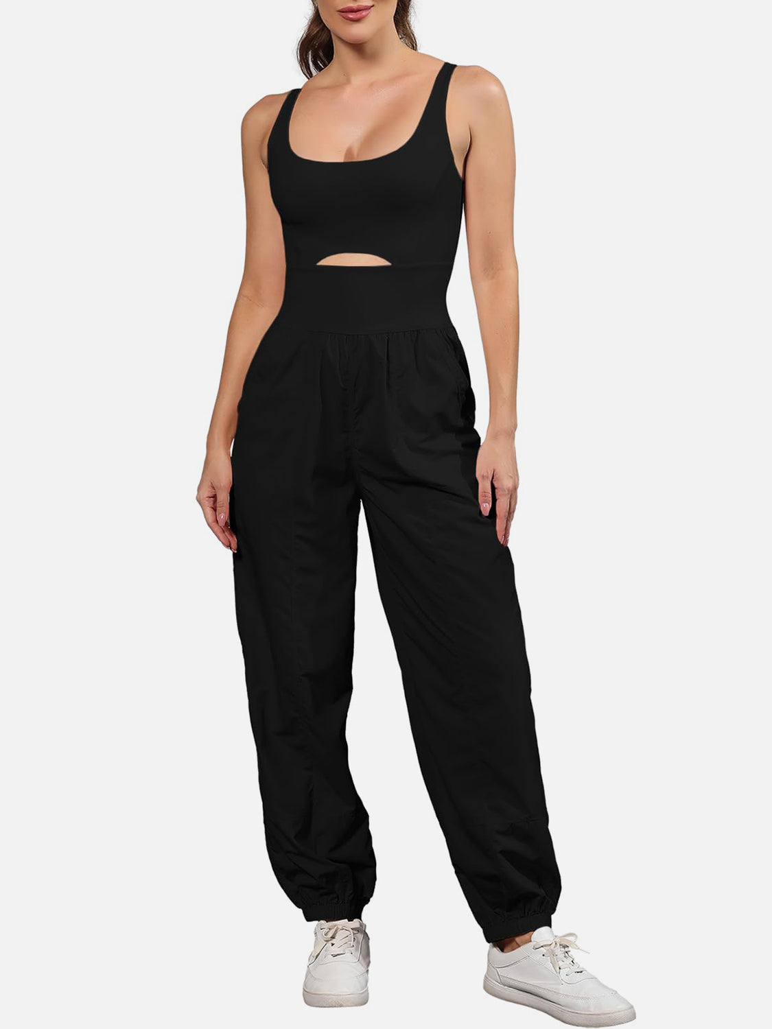 Wide Strap Jumpsuit