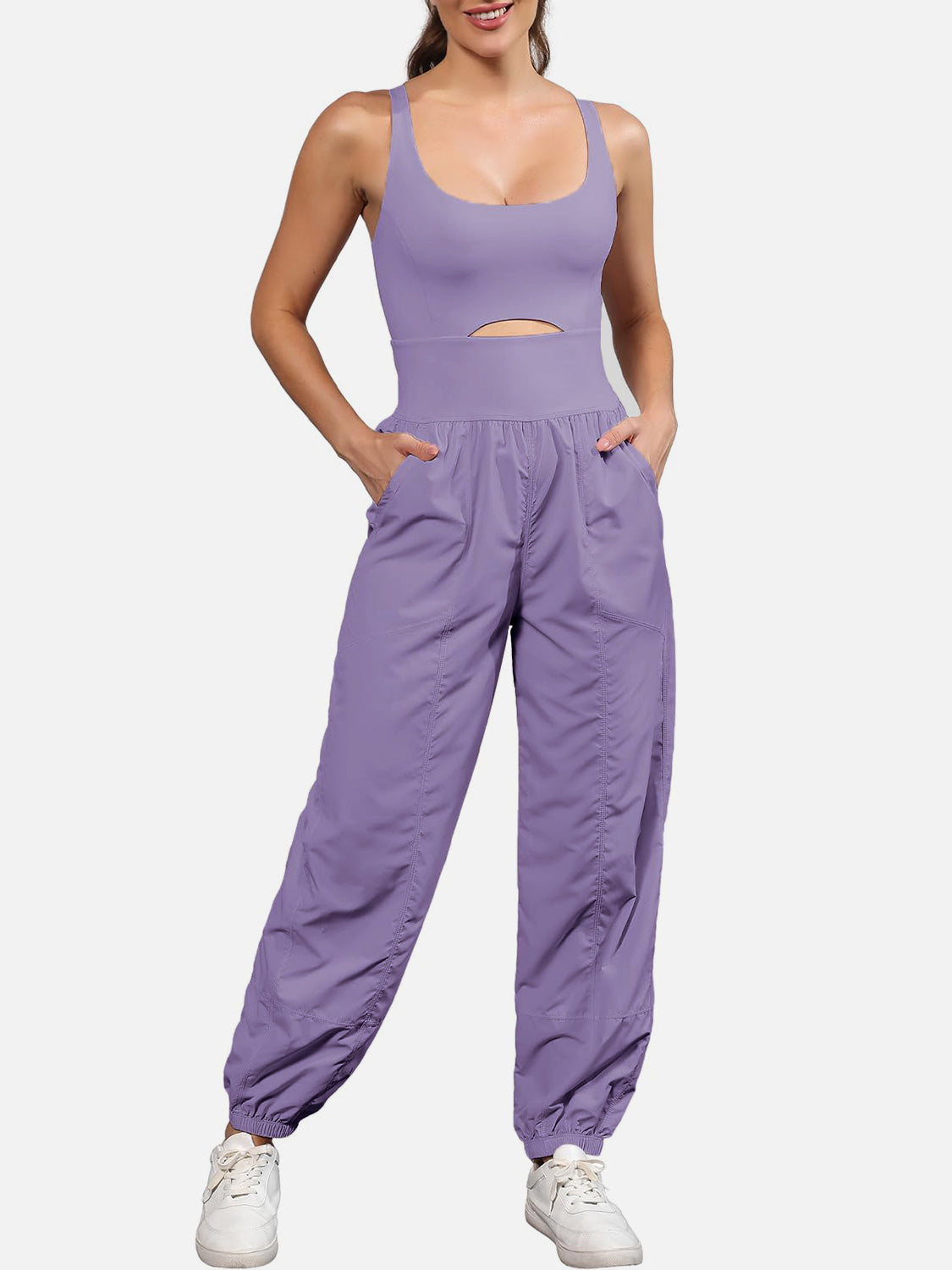 Wide Strap Jumpsuit