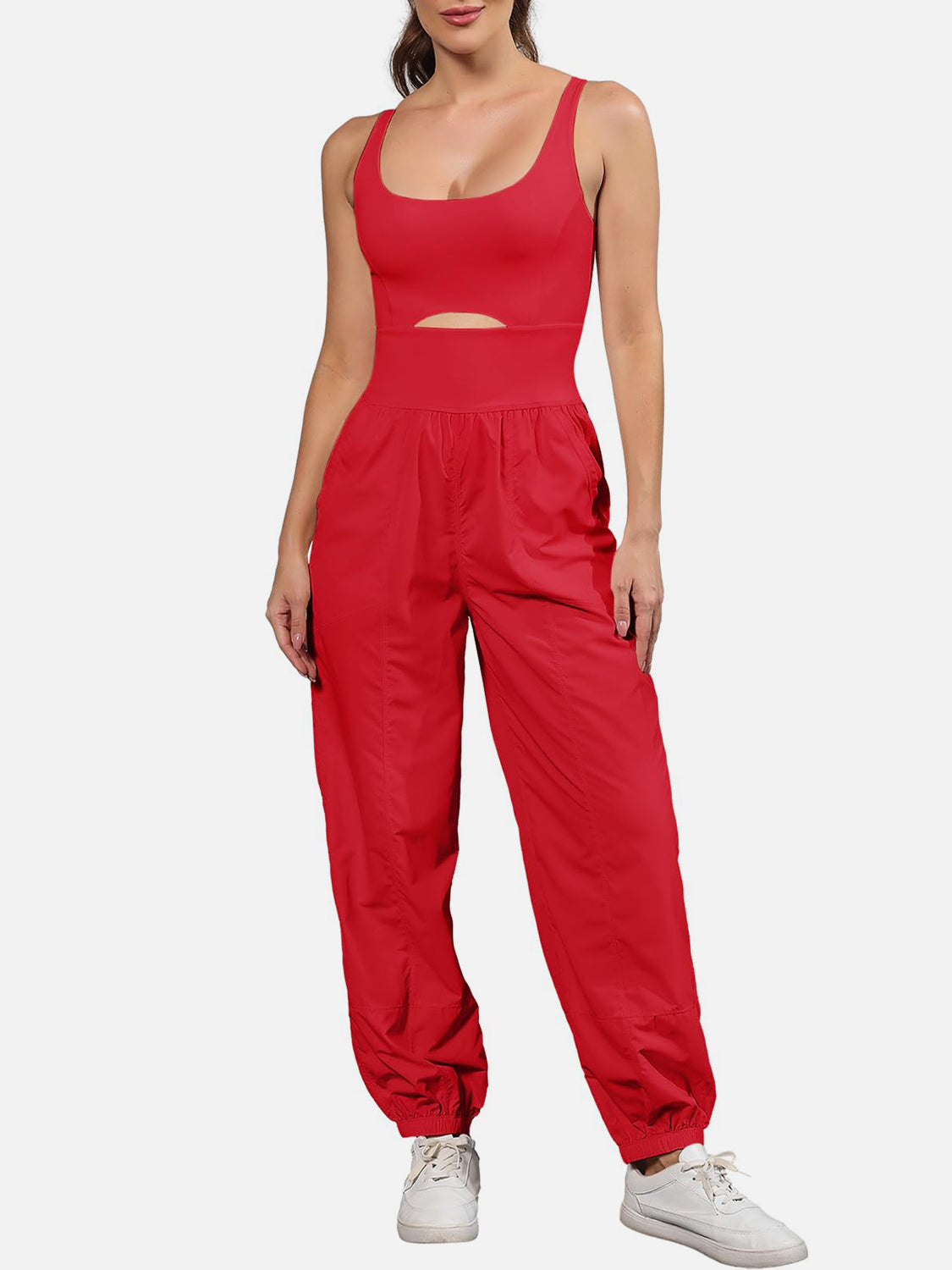 Wide Strap Jumpsuit