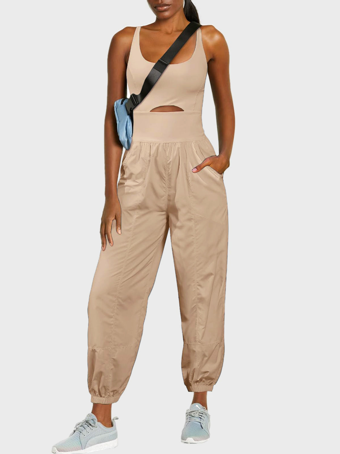 Wide Strap Jumpsuit