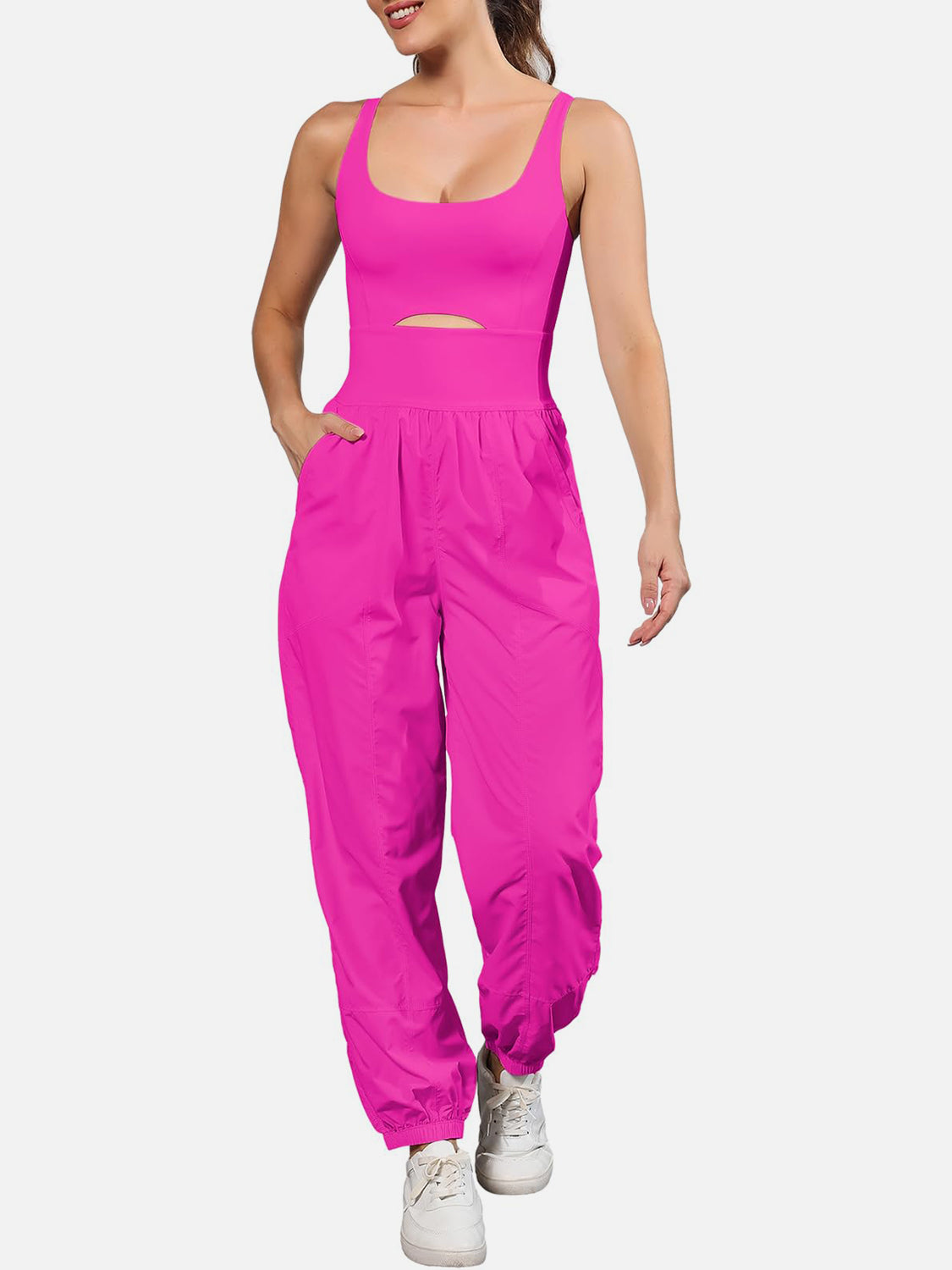 Wide Strap Jumpsuit