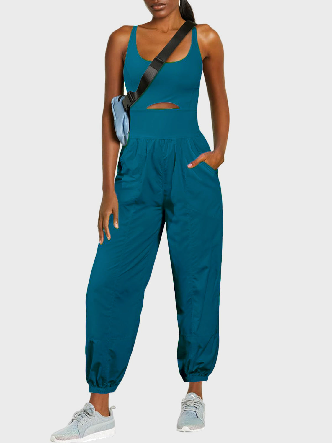 Wide Strap Jumpsuit