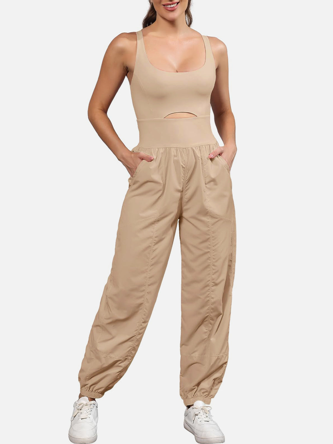 Wide Strap Jumpsuit