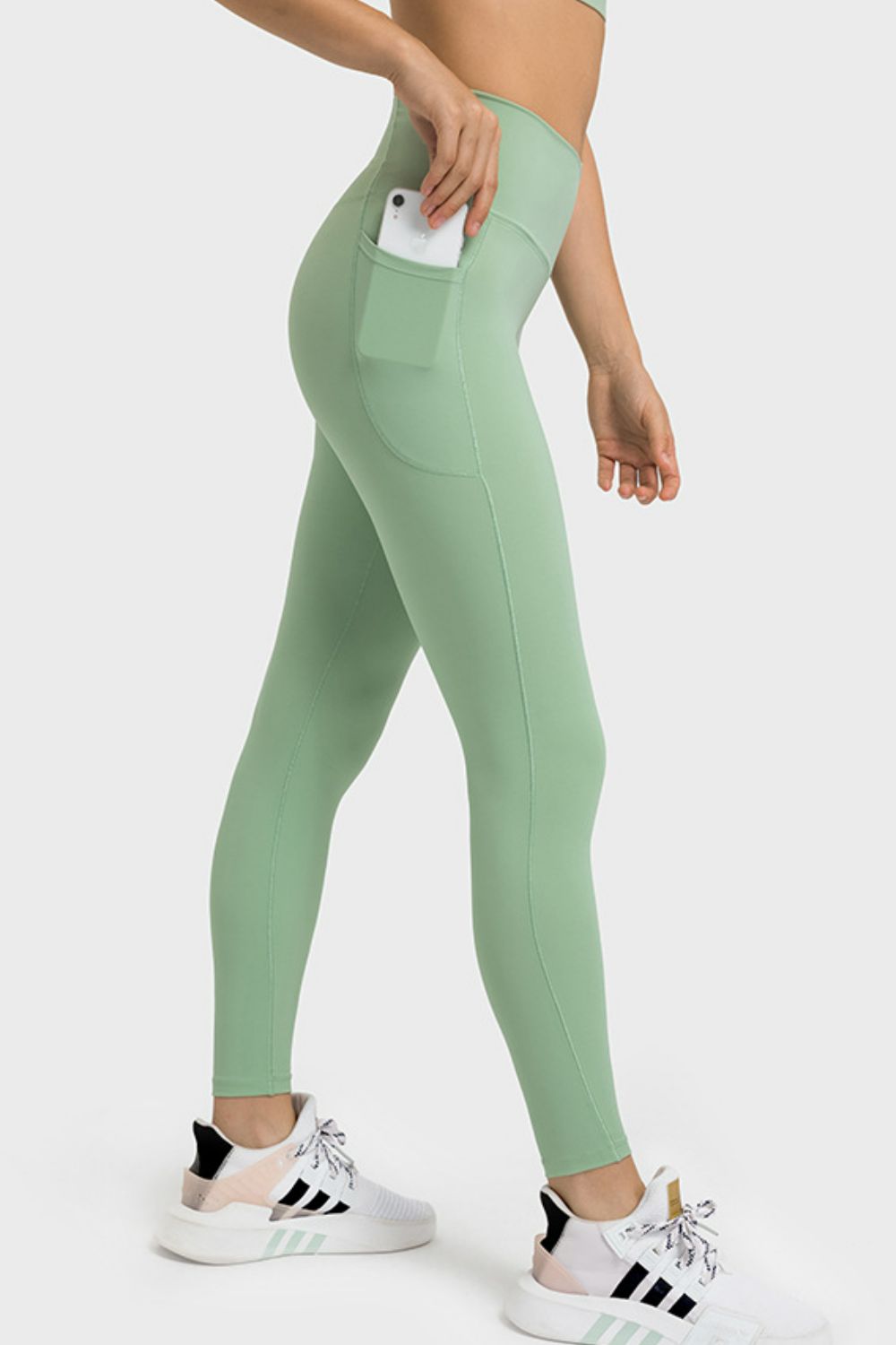 HIGH - WAISTED LEGGINGS WITH POCKETS - Zanneft