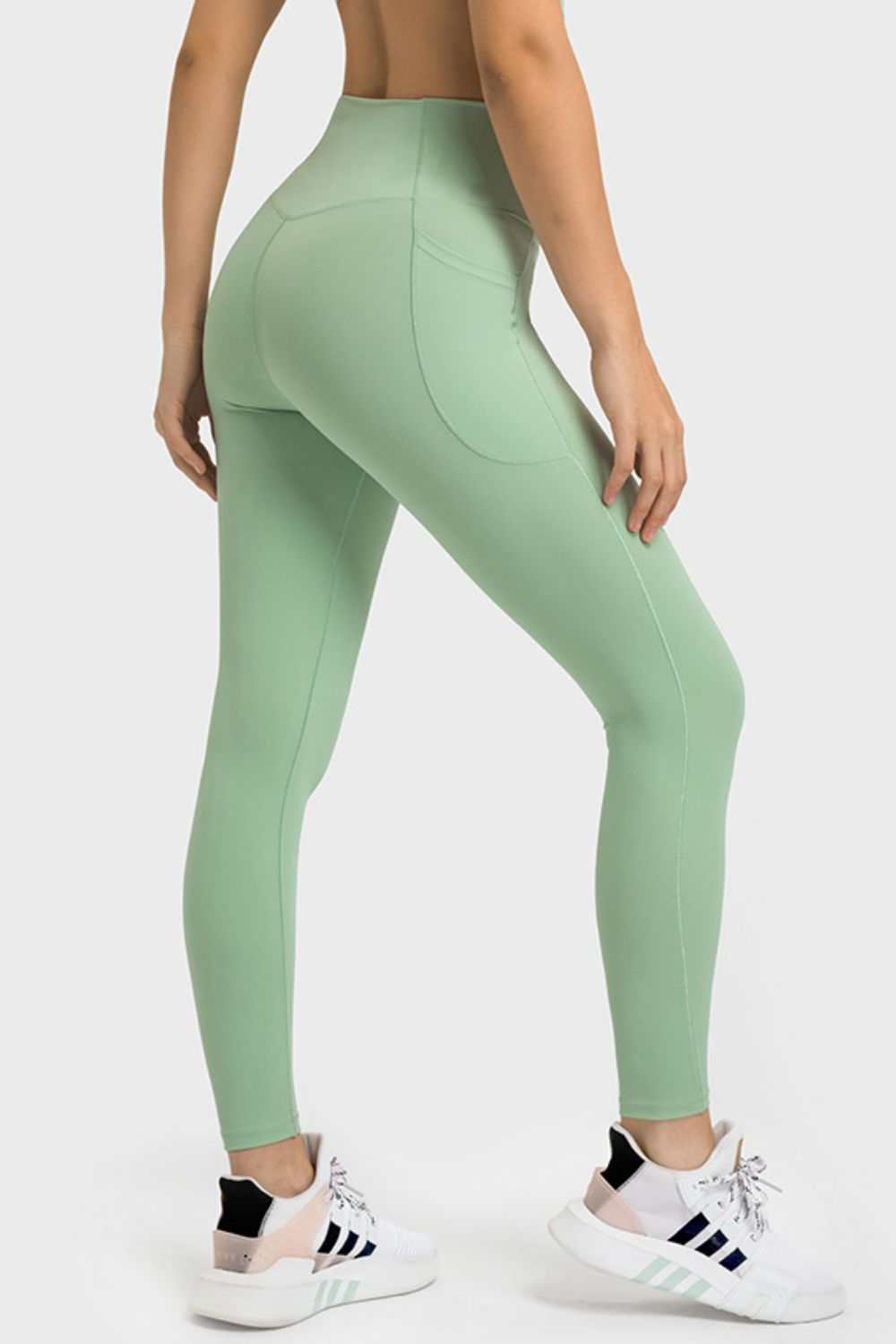 HIGH - WAISTED LEGGINGS WITH POCKETS - Zanneft