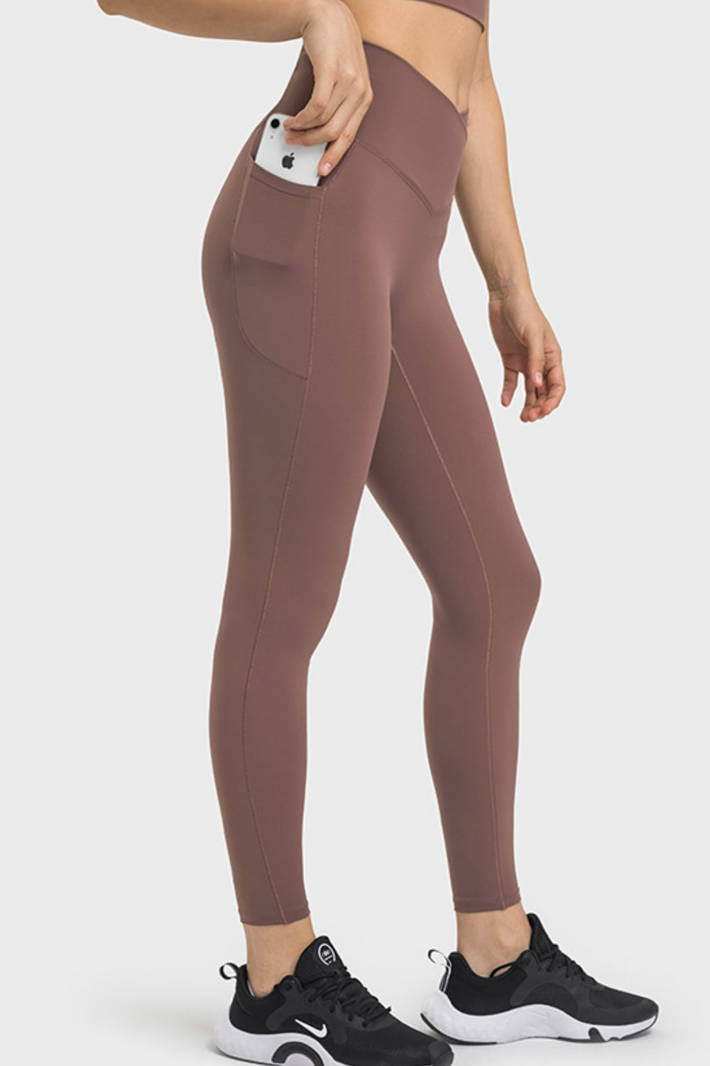 HIGH - WAISTED LEGGINGS WITH POCKETS - Zanneft