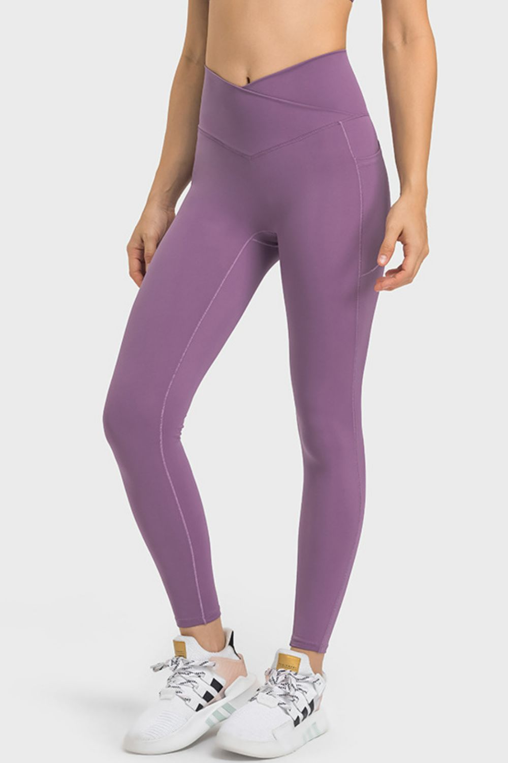 HIGH - WAISTED LEGGINGS WITH POCKETS - Zanneft