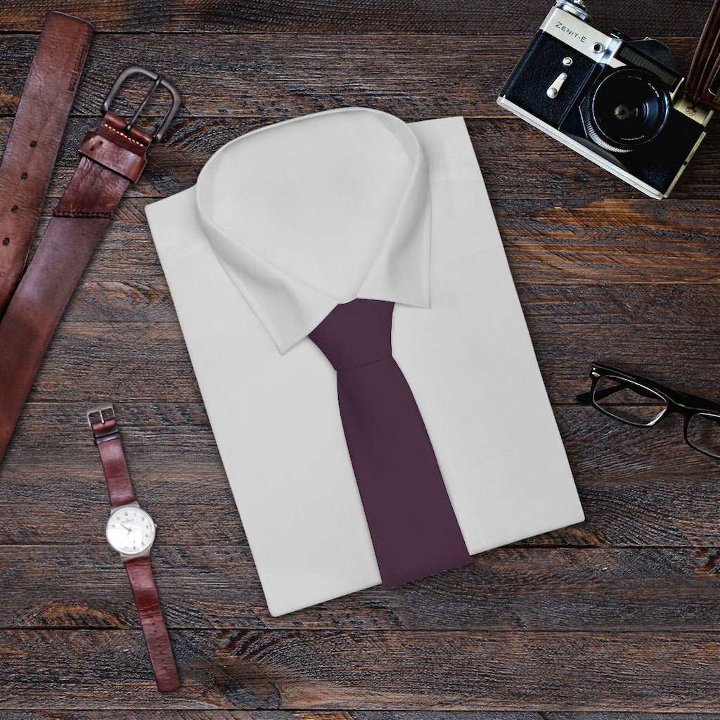 SOLID PURPLE TIE - Zanneft