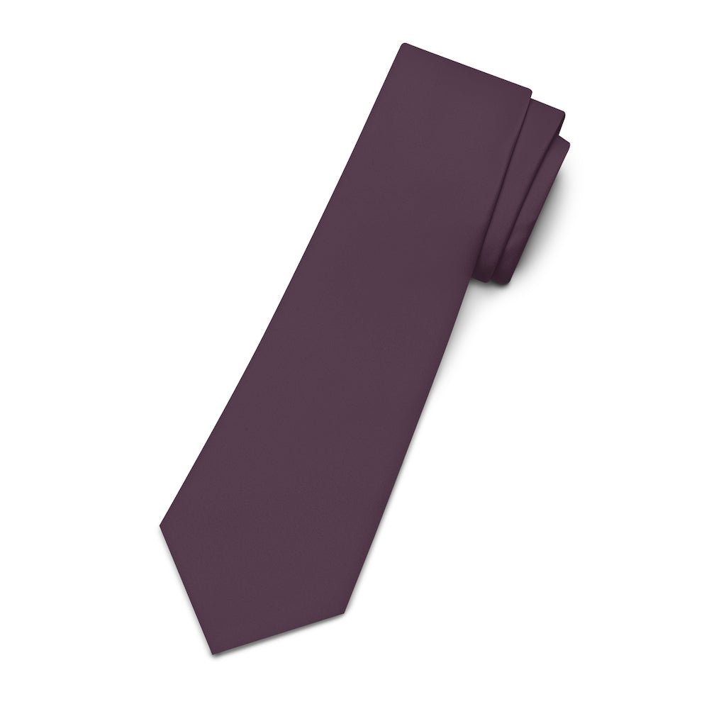 SOLID PURPLE TIE - Zanneft