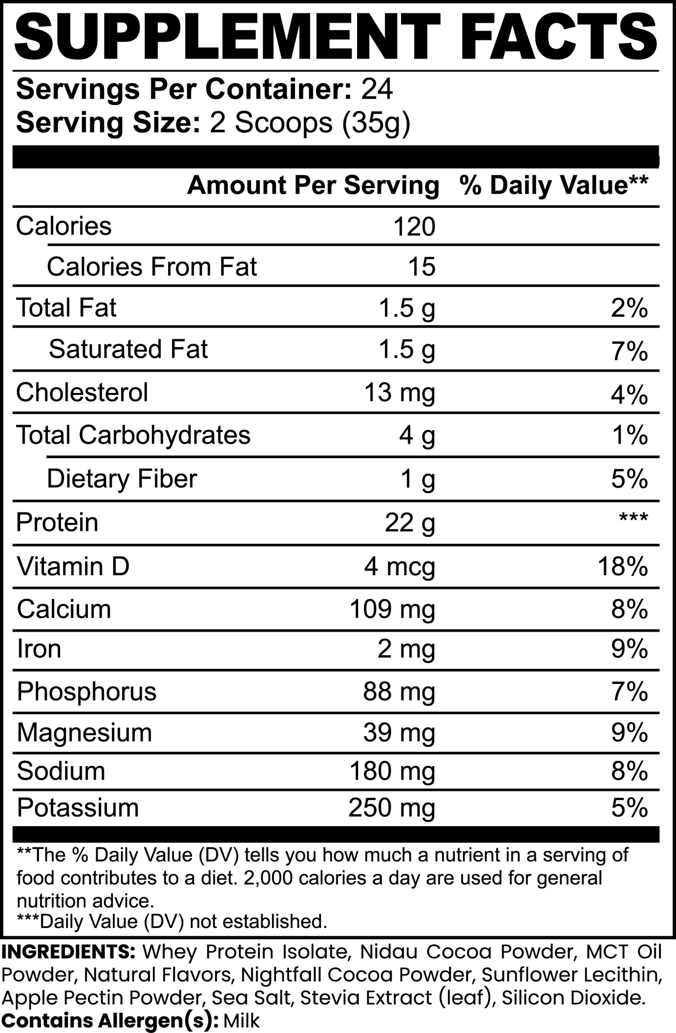 Whey Protein Isolate (Chocolate) - Zanneft